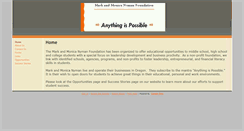 Desktop Screenshot of nymanfoundation.org